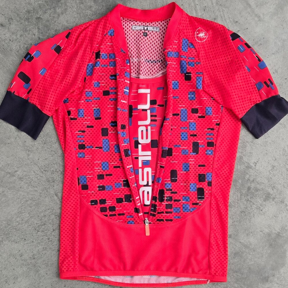 Castelli Climber Rosso Corsa Jersey Womens Small